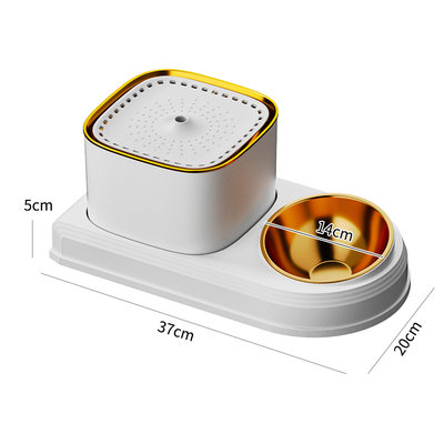 猫咪饮水机自动循环智能喝水器流动二合一猫用水盆喂食器喂水一体