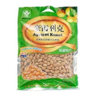 新货新疆特产小白杏核吊干杏坚果手剥开口风味特产杏核500g熟货