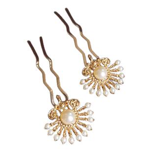 古风复古汉服发饰套装优雅发钗步摇发簪u钗宫廷精美发冠明制配饰