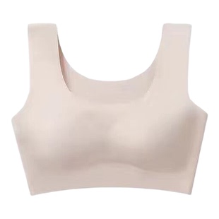 冰丝内衣女薄款钢圈无痕聚拢文胸运动瑜伽睡眠一片美背无磁2件装