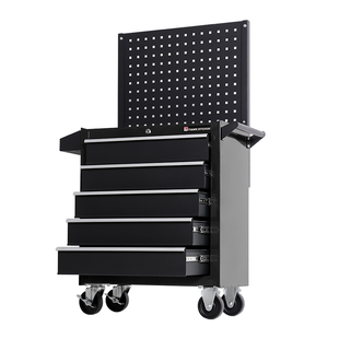 TANKSTORM维修工具车多功能汽修带挂板背板车间工作台抽屉铁皮柜