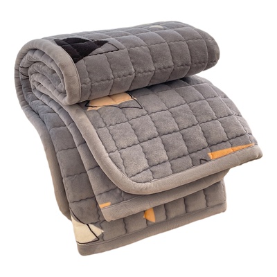 床垫冬季加厚保暖垫被牛奶绒床褥