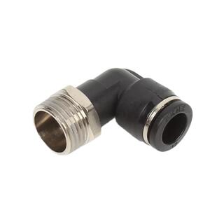 全铜镀镍 90度/螺纹弯头黑色 PL16/12/10/8/6/4-04/03/02/01/M5