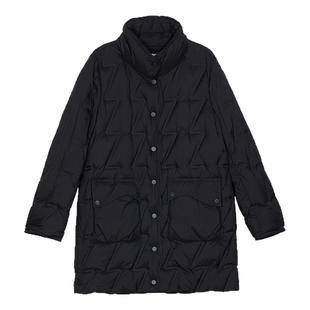 SANI商场同款品质高充绒量95鹅绒中长款羽绒服26冬立领绗缝外套女