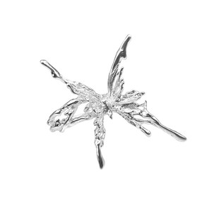 WIZARDLAB原创设计丨“启毓” 联名款 高级感纯银「枯叶蝶」戒指