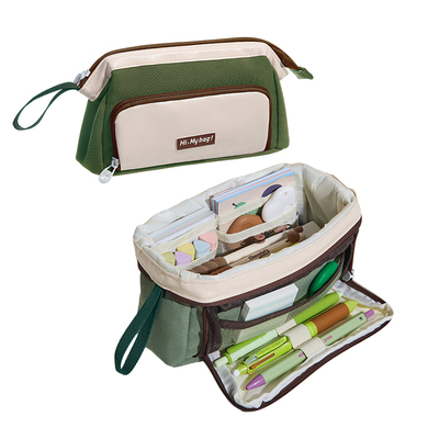 嗨士袋巨能装方砖笔袋/大开口