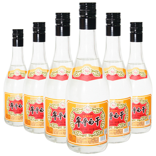 牟平白干 瓜干酒薯香型纯地瓜干白酒50度480ML*6瓶1整箱烟台特产