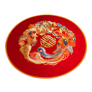 隔热垫红色喜庆防水杯垫防滑防烫定制喜字软垫桌面餐桌垫国潮