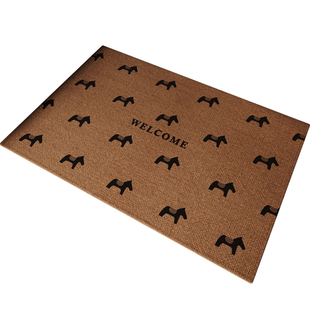 入户门地垫轻奢高级感大门口防滑脚垫耐脏除尘玄关可裁剪地毯定制