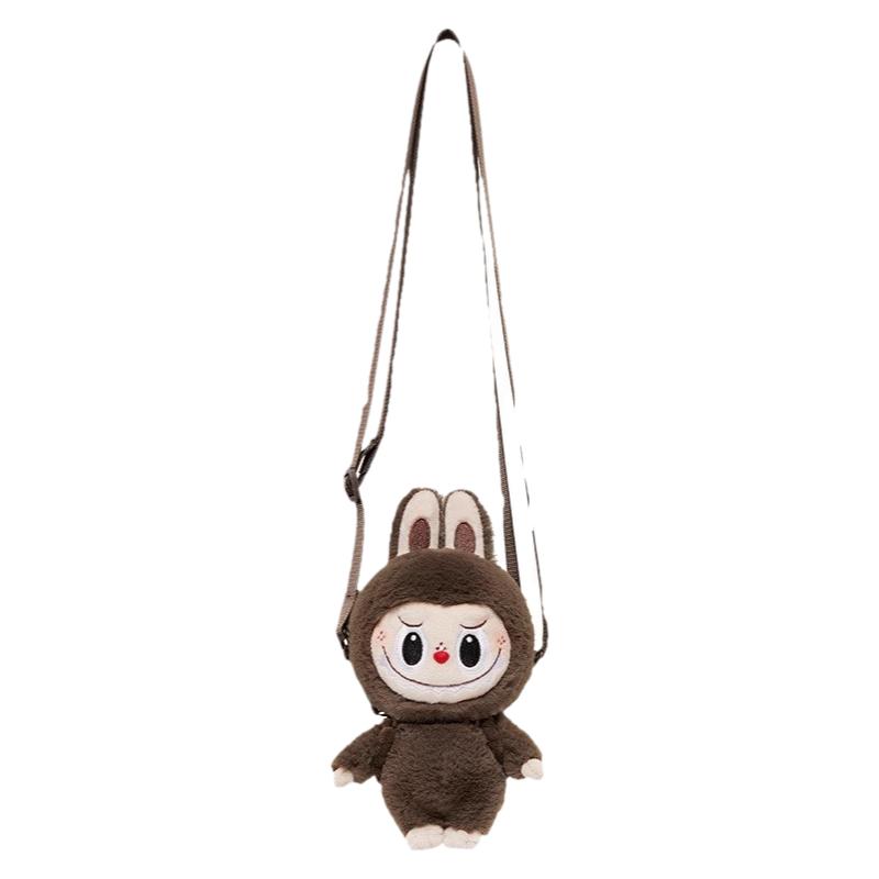 泡泡玛特 LABUBU Catch Me If You Like Me 潮玩毛绒充电宝斜挎包