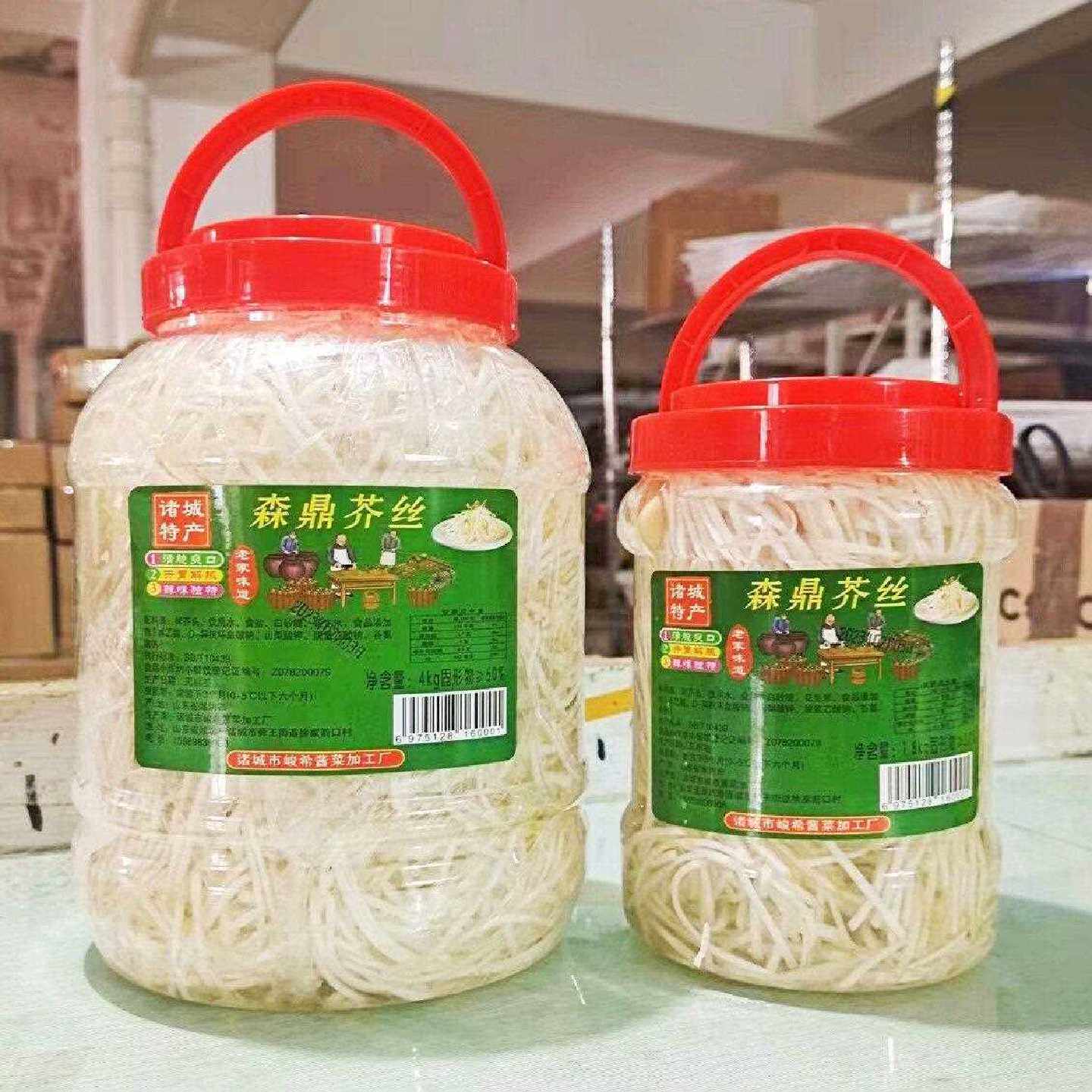 桶装辣丝子芥菜丝芥菜辣菜疙瘩丝山东原味新鲜泡菜新香辣诸城山东