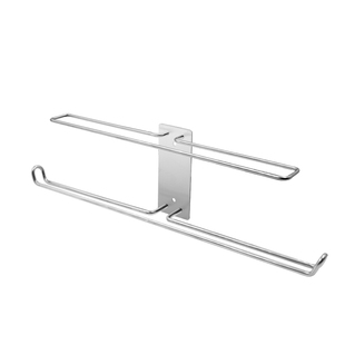 衣架收纳神器壁挂夹子阳台整理架免打孔挂钩不锈钢晾放衣架收纳架