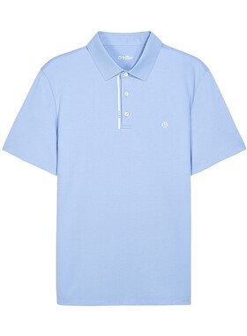 金利来polo衫男款2026夏季新款亲肤透气修身翻领短袖T恤衫男士