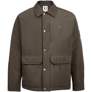 SEASON HIGH男装冬季羽绒服宽松版型翻领字母刺绣时尚简约外套