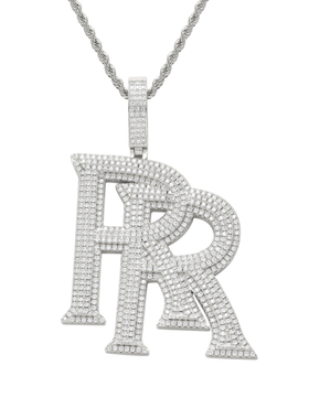 Mr.Bling嘻哈roddyricch双R吊坠