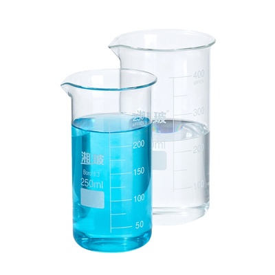 加厚高硼硅玻璃烧杯耐高温带刻度