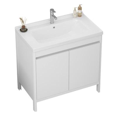 太空铝一体陶瓷盆简约风洗漱台