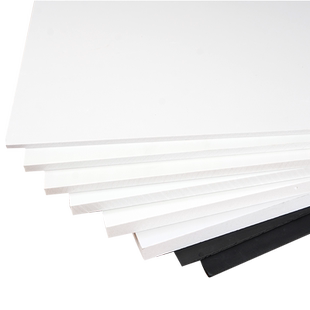 雪弗板建筑模型材料pvc高密度硬泡沫板整张硬板diy发泡板黑色定制