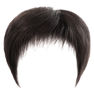 假发中老年女妈妈款化疗光头黑色短发微卷真发全真人发全头套薄款