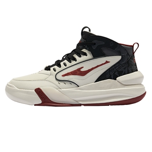 唐宫夜苑鸿星尔克板鞋男鞋冬季加绒棉鞋保暖高帮厚底休闲运动鞋男