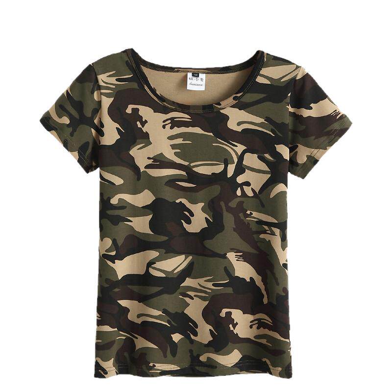 迷彩作训服弹力ins潮风打底衫