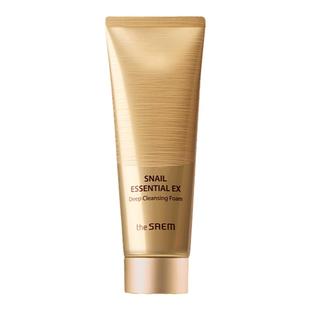 the saem得鲜黄金蜗牛粘液深层清洁洗面奶150ml 保湿淡化痘印