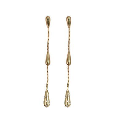 nicedream超仙水滴流苏耳线