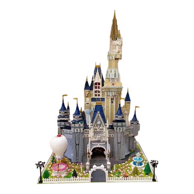 适用迪士尼城堡樱花花园拓展包