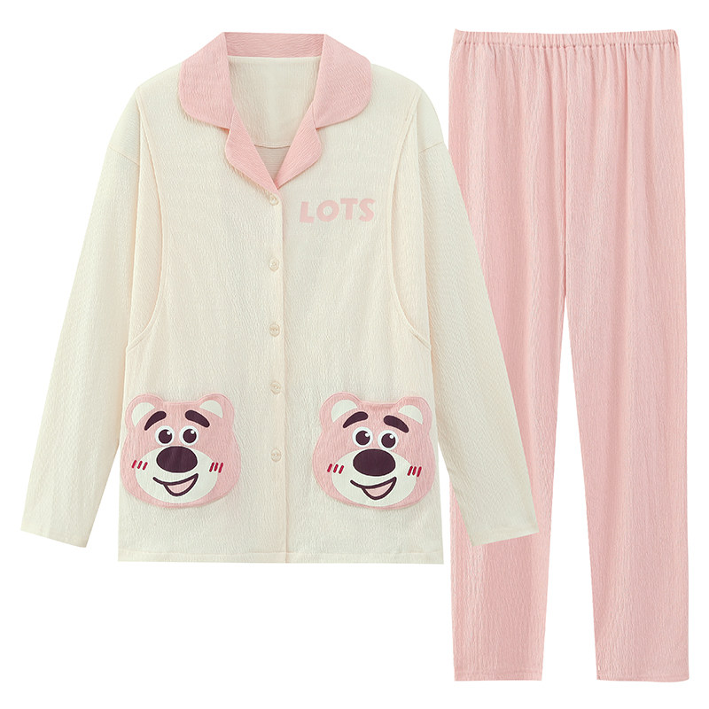 月子服春秋纯棉产后哺乳孕妇睡衣