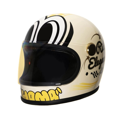 OOHAMA大眼睛复古乐高小盔体头盔