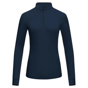 Mashang Equine女款春秋半拉链马术训练长袖T恤EHW508