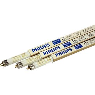 飞利浦T5日光灯管格栅灯T5荧光灯管TL5三基色14W/21W/28W黄光白光