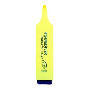 德国Staedtler施德楼364荧光笔学生用标记记号笔粗划重点彩色银光笔糖果色商务办公莹光笔