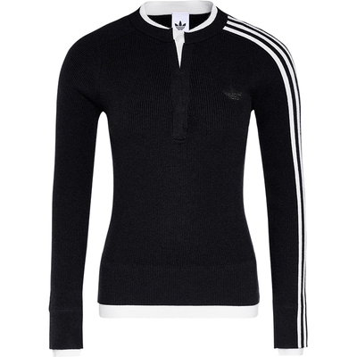 Adidas/阿迪达斯正品三叶草女士休闲亲肤修身圆领针织衫KS5333