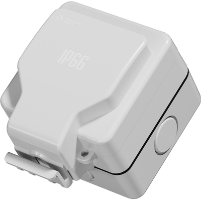 IP66防水盒插座室外充电防暴雨