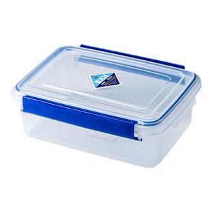 保鲜盒长方形透明塑料盒冰箱冷冻大号密封收纳储物盒子食品级商用