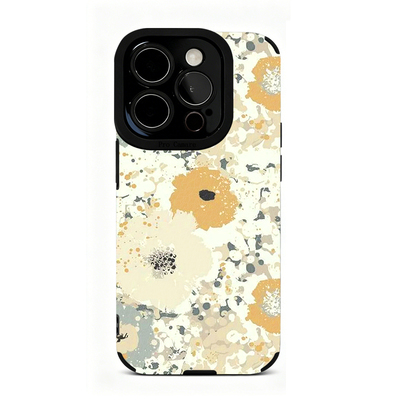 个性复古涂鸦彩色小花适用苹果17 16 15 14 13 12 11手机壳x华为mate70 60 50 4030创意p80全包nova14荣耀400