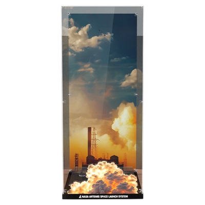 乐一百适用乐高10341NASA阿尔忒弥斯太空发射系统展示盒火箭收纳