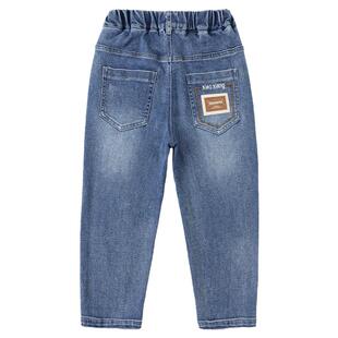 小象汉姆童装男童长裤儿童牛仔裤春款2026春装新款男孩裤子韩版
