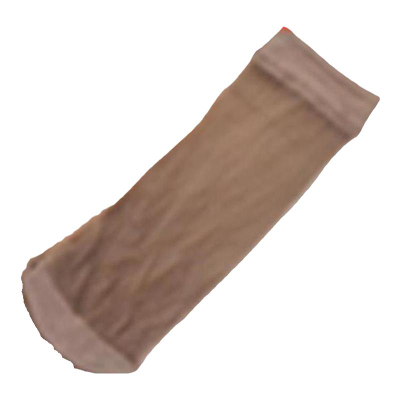 2021宝娜斯透明黑色水晶丝女式春夏季短筒超薄肤色性感隐形短丝袜