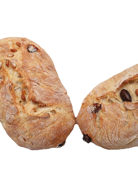奈时NICEBAKER黑豆松子恰巴塔