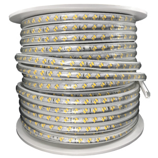 超亮灯带led灯条客厅吊顶三色变光软灯条超亮户外防水线形灯220v