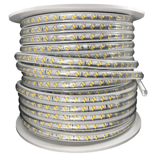 超亮灯带led灯条客厅吊顶三色变光软灯条超亮户外防水线形灯220v