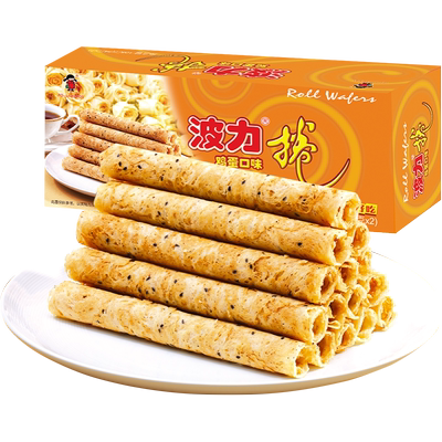 波力鸡蛋味蛋卷饼干零食