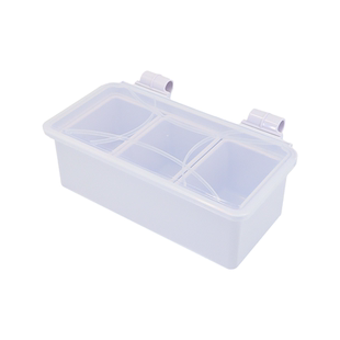 思蜀邦护治疗车侧边挂篮带盖推车挂篮抢救车收纳盒翻盖式护士