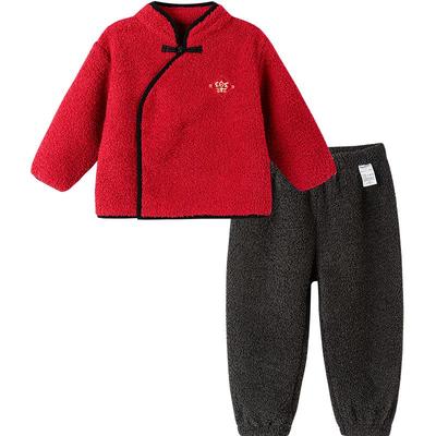 巴拉巴拉新年套装家居服国风睡衣