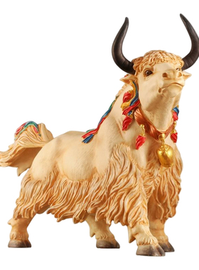 藏牦牛仿真树脂模型摆件