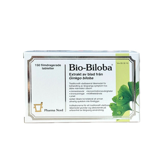 瑞典原版 Pharma Nord Bio-Biloba法尔诺德银杏叶精华片150片