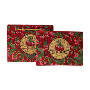 高档车厘子包装盒水果礼盒235斤装樱桃手提礼品盒空盒子5斤手提袋