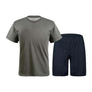 正品体能训练服短袖套装男夏季速干透气短裤圆领上衣户外运动T恤